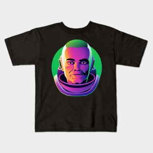 Spooky Astronaut Halloween Space Mission Retro Kids T-Shirt